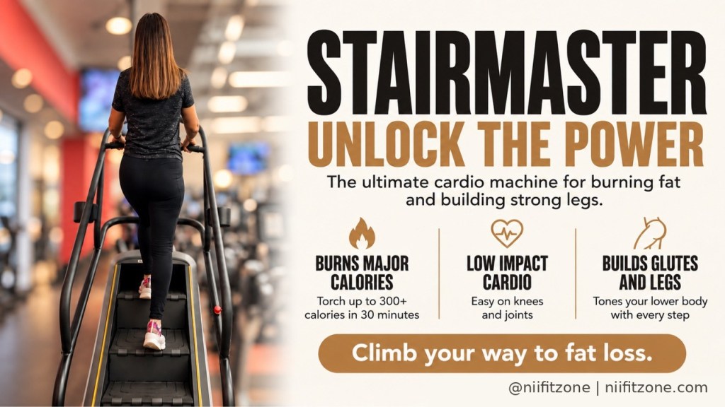 StairMaster infographic: unlock the power of the ultimate cardio machine for fat loss